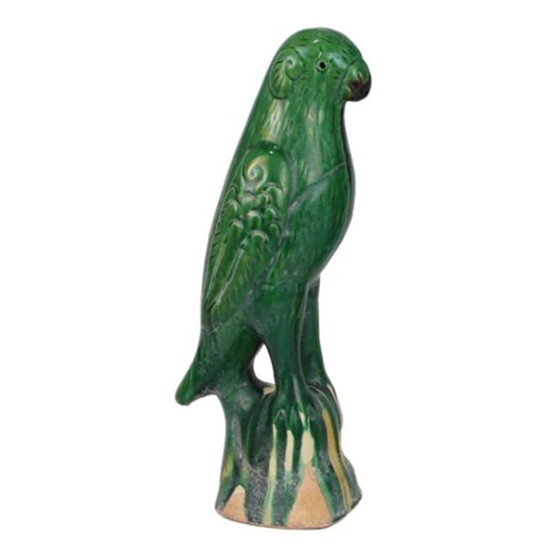 Статуэтка Green Parrot Porcelain Зеленый Статуэтка Green Parrot Porcelain Зеленый в Барнауле | Loft Concept
