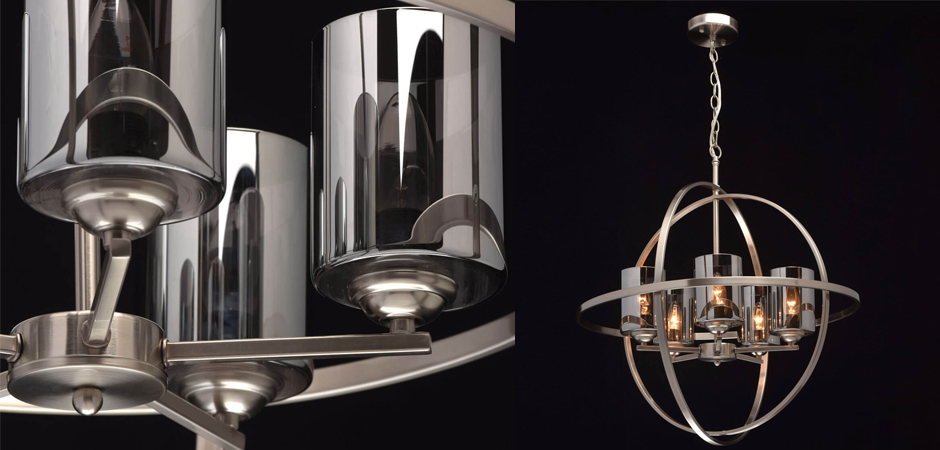 Люстра Chrome Cylinders 5 Люстра Chrome Cylinders 5 - Loft-Concept в Барнауле