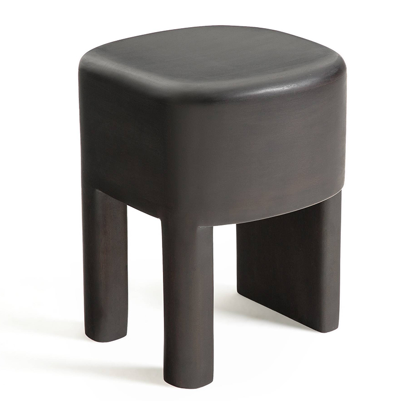 Приставной стол Mordred Mango Black Side Table Черный Приставной стол Mordred Mango Black Side Table Черный в Барнауле | Loft Concept