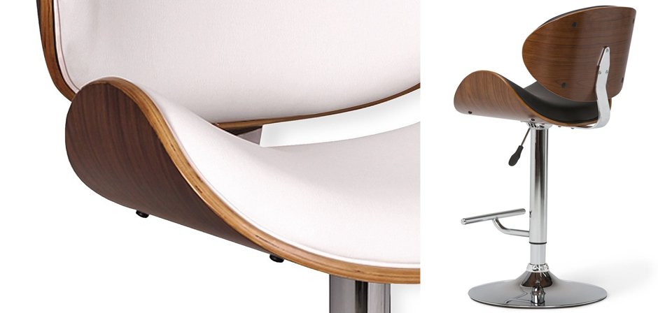 Барный стул Lounge Bar Stool белый Барный стул Lounge Bar Stool белый - Loft-Concept в Барнауле
