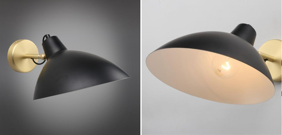 Бра с черным матовым плафоном Retro Light Бра с черным матовым плафоном Retro Light - Loft-Concept в Барнауле