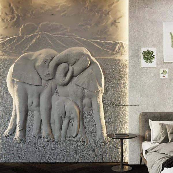 Барельеф ELEPHANTS Барельеф ELEPHANTS в Барнауле | Loft Concept