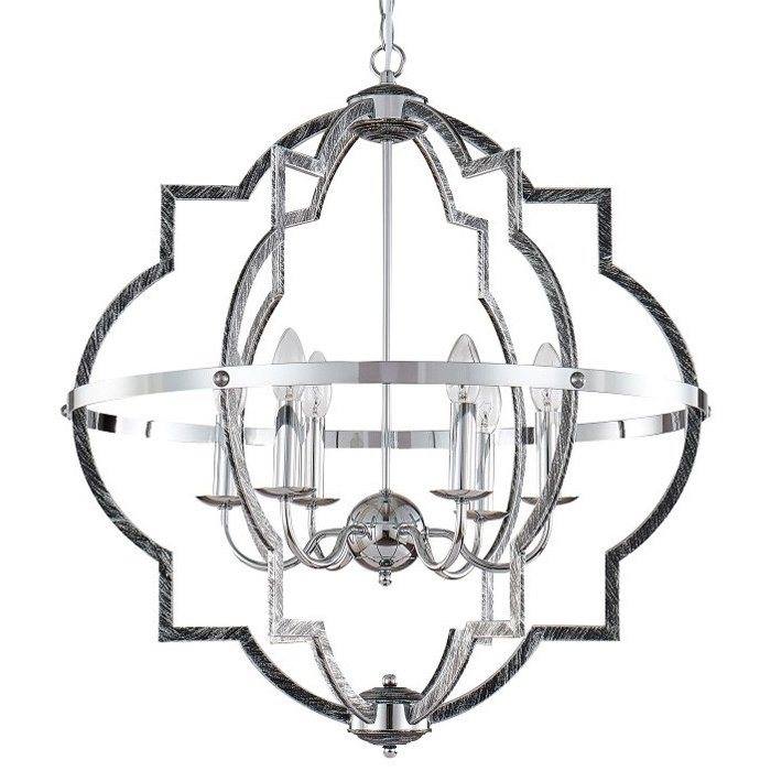 Люстра Arc Corners Chandelier Хром Серебро винтаж Люстра Arc Corners Chandelier Хром Серебро винтаж в Барнауле | Loft Concept