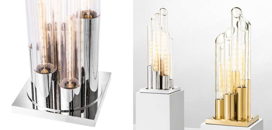 Настольная лампа Eichholtz Table Lamp Paradiso Nickel - Loft-Concept в Барнауле