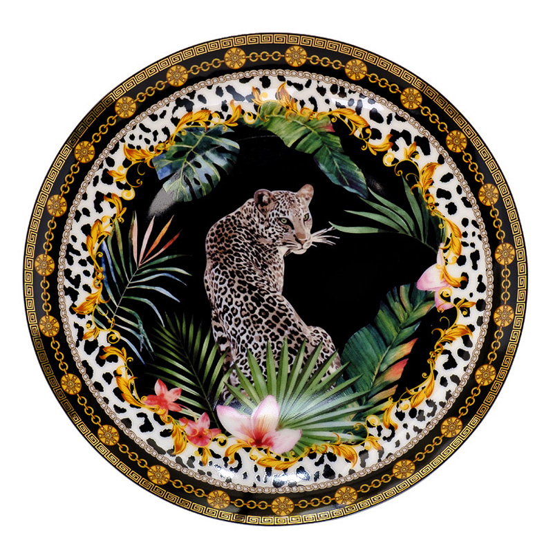 Тарелка TROPICS Leopard Мульти Тарелка TROPICS Leopard Мульти в Барнауле | Loft Concept