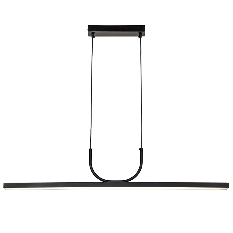 Минималистичная черная люстра Trumpet tube Белый Черный Минималистичная черная люстра Trumpet tube Белый Черный в Барнауле | Loft Concept