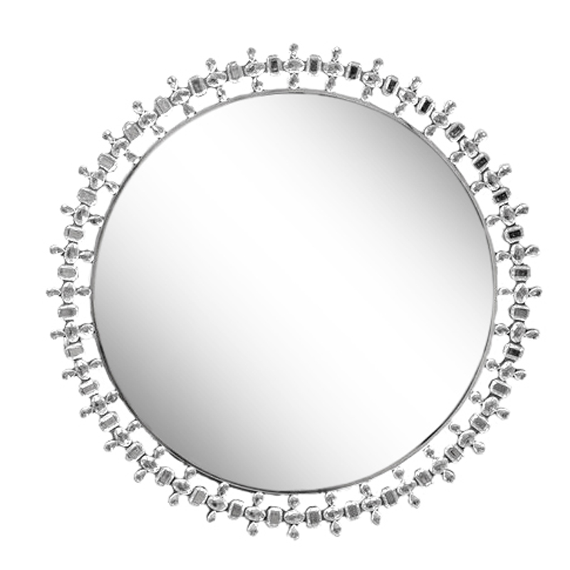 Зеркало Crystal Inserts Round Mirror Зеркало Crystal Inserts Round Mirror в Барнауле | Loft Concept