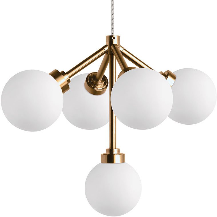 Люстра Tech Lighting Mara Chandelier Mini Золотой Белый Люстра Tech Lighting Mara Chandelier Mini Золотой Белый в Барнауле | Loft Concept