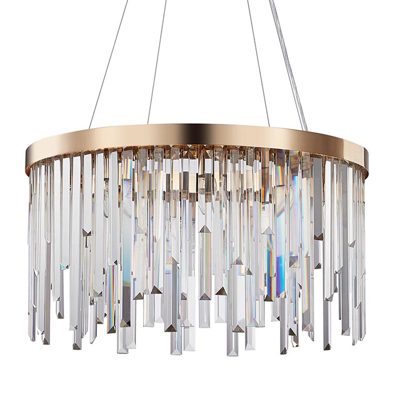 Люстра Bennett Chandelier gold 60 Золотой Прозрачный Люстра Bennett Chandelier gold 60 Золотой Прозрачный в Барнауле | Loft Concept