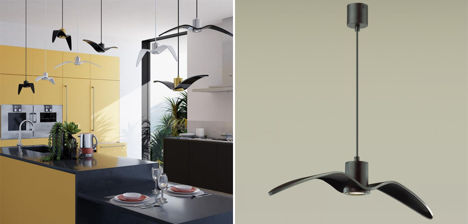 Подвесной светильник Seagull Average черный Подвесной светильник Seagull Average черный - Loft-Concept в Барнауле