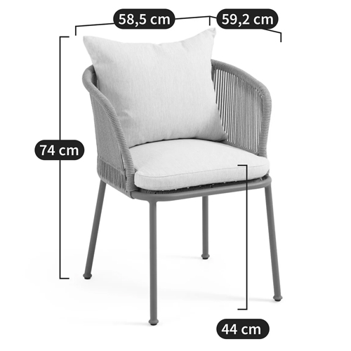 Кресло уличное Bonnie Beige Chair Кресло уличное Bonnie Beige Chair в Барнауле