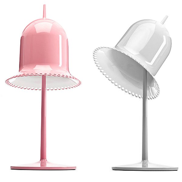 Настольная лампа Moooi Lolita Table lamp Сиреневый Розовый (Rose) Белый Черный в Барнауле | Loft Concept 