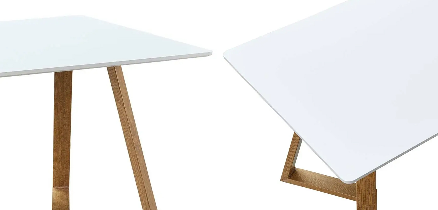 Стол обеденный Jordan белая столешница - фото №1