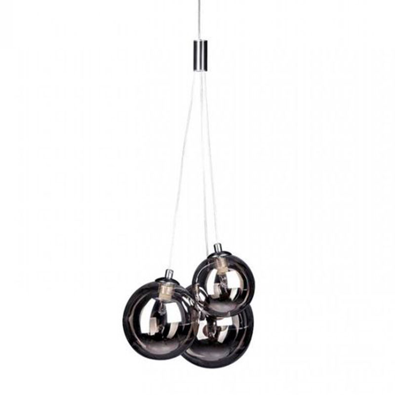 Люстра Multi Ball Black Серебряный Прозрачный черный Люстра Multi Ball Black Серебряный Прозрачный черный в Барнауле | Loft Concept