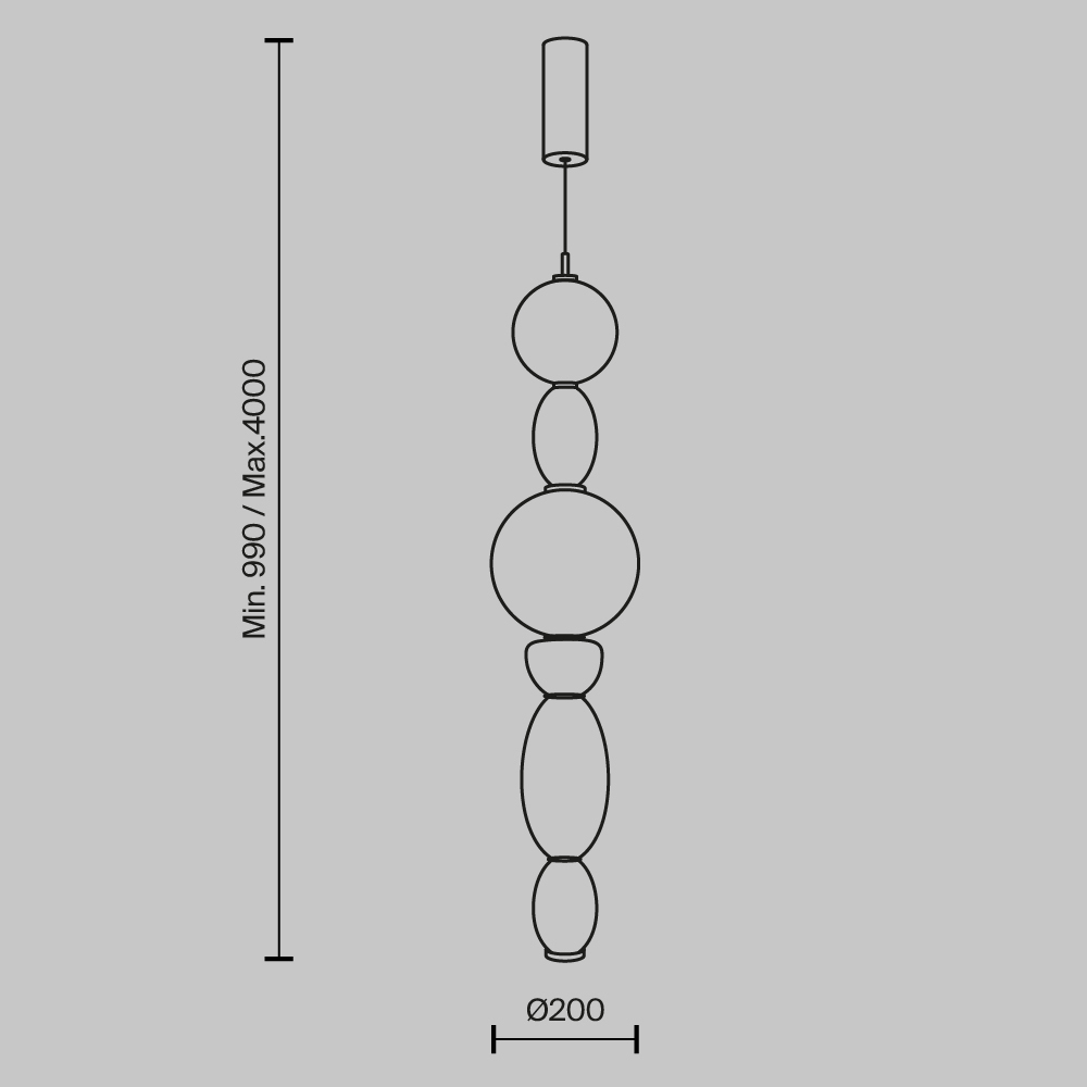 Подвесной светильник Adore LED 3000K 24Bт  в Барнауле