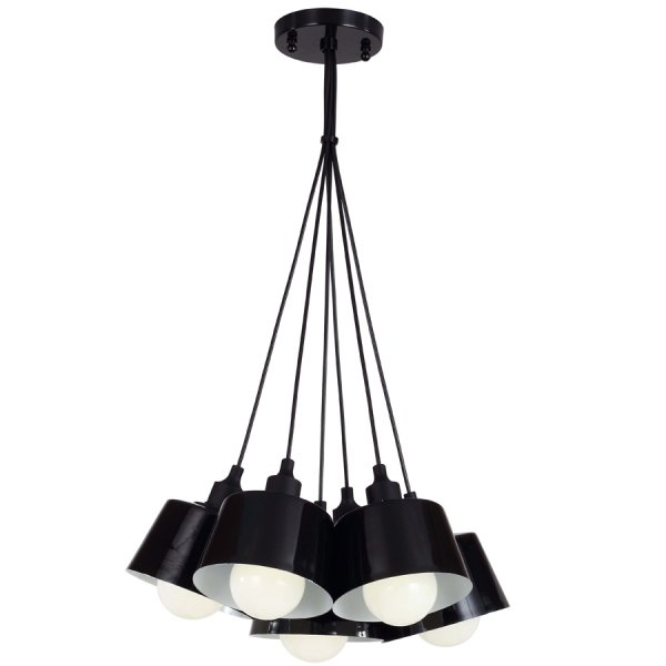 Люстра Compact Pendant Black Черный Люстра Compact Pendant Black Черный в Барнауле | Loft Concept