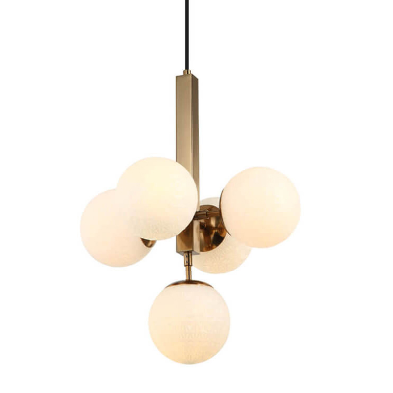 Люстра Perforated Glass Bubbles bronze 5 Бронза Бежевый Люстра Perforated Glass Bubbles bronze 5 Бронза Бежевый в Барнауле | Loft Concept