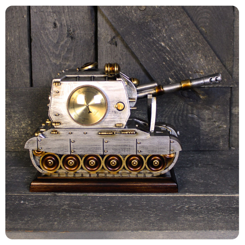 Часы Tank Clock Золотой Серебряный Часы Tank Clock Золотой Серебряный в Барнауле | Loft Concept