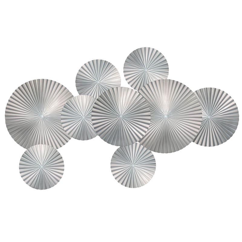 Арт-объект Apollo Silver Wall Plaque Disc 9 Серебряный Арт-объект Apollo Silver Wall Plaque Disc 9 Серебряный в Барнауле | Loft Concept