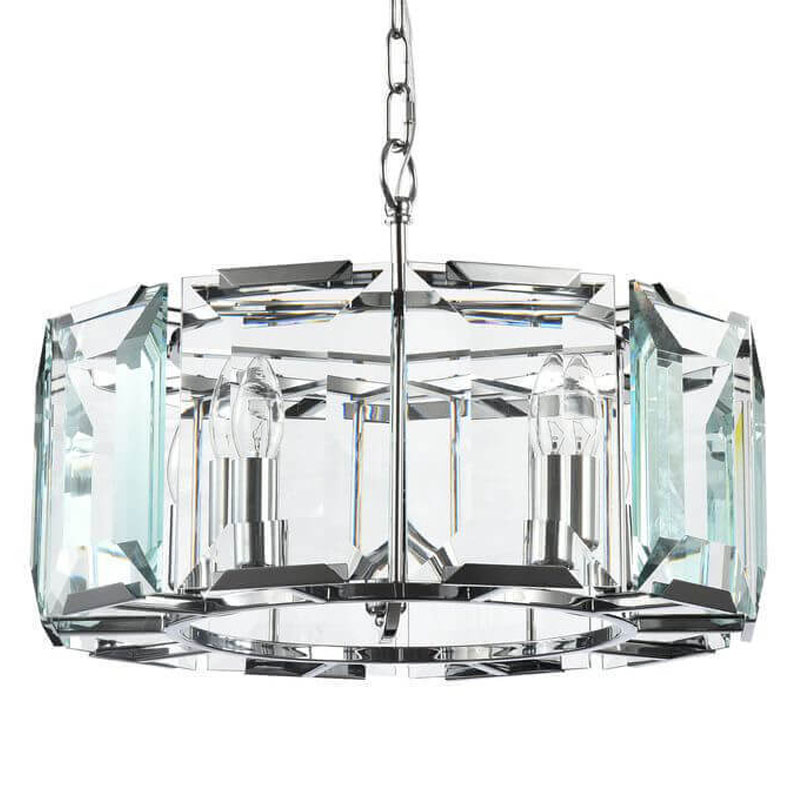 Люстра Lari Harlow Crystal Round Chandelier chrome 5 Хром Люстра Lari Harlow Crystal Round Chandelier chrome 5 Хром в Барнауле | Loft Concept