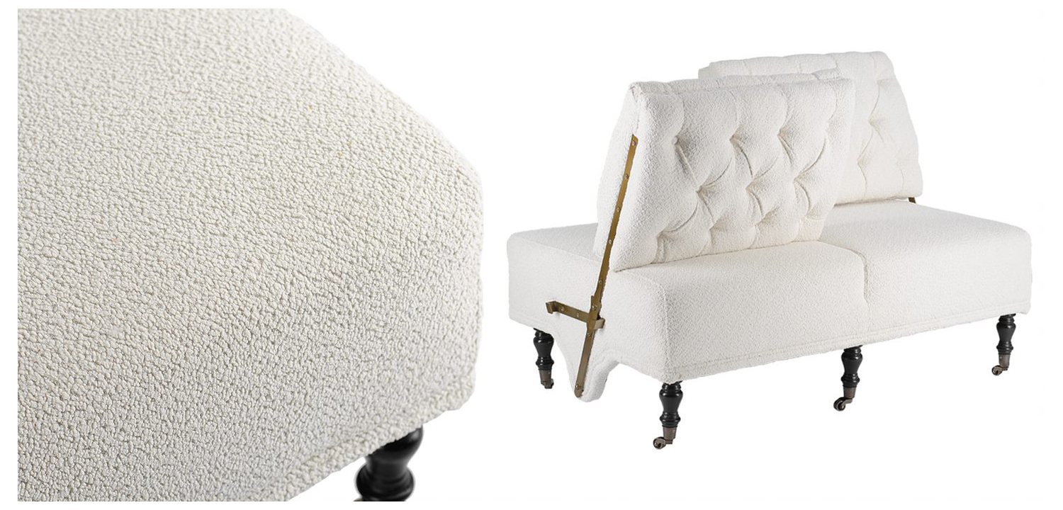 Диван с откидными спинками Dangelo Sofa Белый - фото