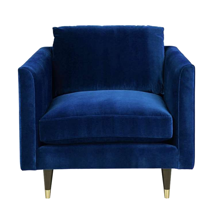 Кресло LIVING BY CHRISTIANE LEMIEUX Henry Armchair Синий Кресло LIVING BY CHRISTIANE LEMIEUX Henry Armchair Синий в Барнауле | Loft Concept