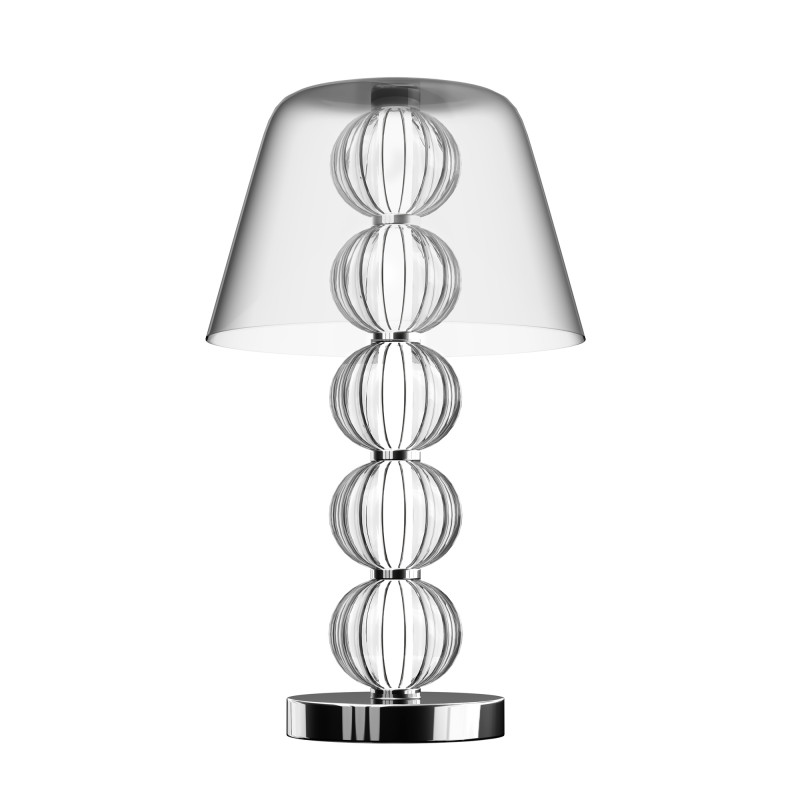 Настольная лампа со стеклянными шарами Balls Lamp Хром Настольная лампа со стеклянными шарами Balls Lamp Хром в Барнауле | Loft Concept
