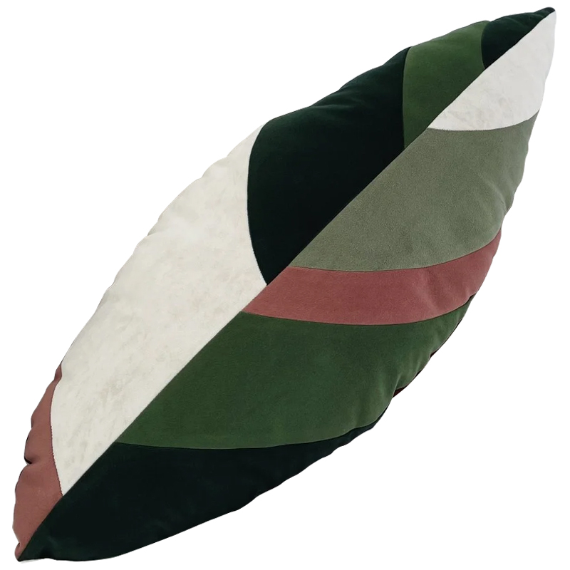 Декоративная подушка Botanical Cushion Stromanta Sanguinea Зеленый Белый Дымчатая Роза Декоративная подушка Botanical Cushion Stromanta Sanguinea Зеленый Белый Дымчатая Роза в Барнауле | Loft Concept