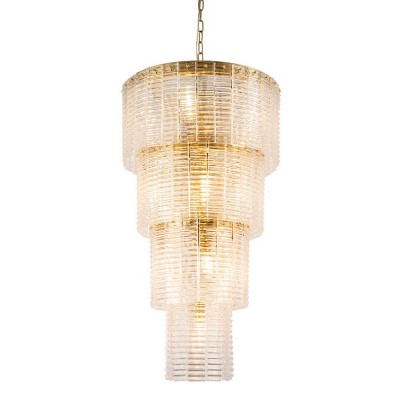 Люстра Branwen Chandelier 51 Золотой Прозрачный Люстра Branwen Chandelier 51 Золотой Прозрачный в Барнауле | Loft Concept