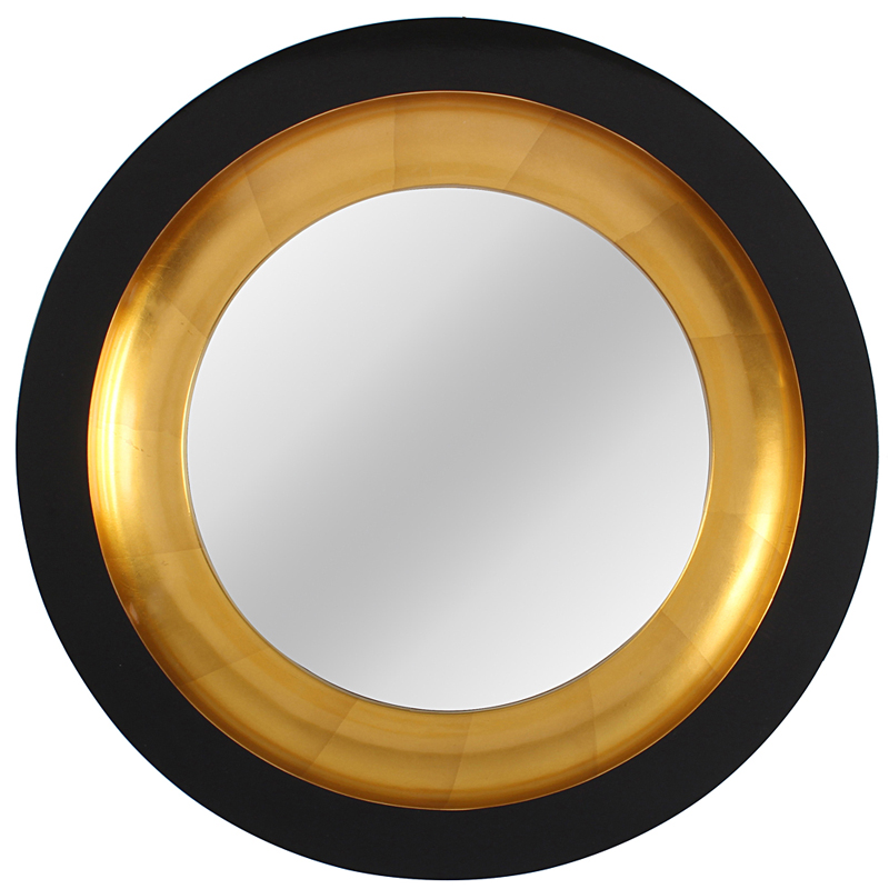 Зеркало Black and Gold Circle Mirror Зеркало Black and Gold Circle Mirror в Барнауле | Loft Concept
