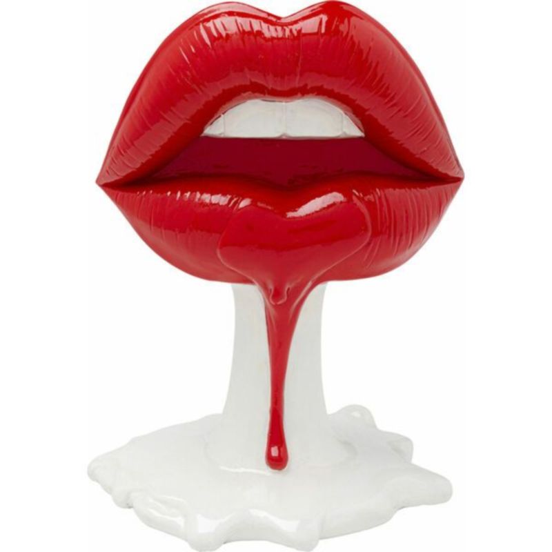 Статуэтка красная Sweet lips Белый Красный Статуэтка красная Sweet lips Белый Красный в Барнауле | Loft Concept