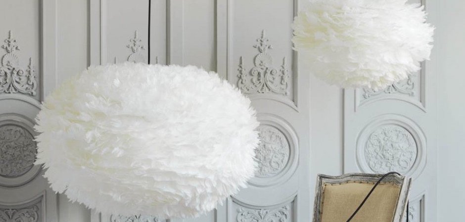 Люстра из перьев Plumage White Люстра из перьев Plumage White - Loft-Concept в Барнауле
