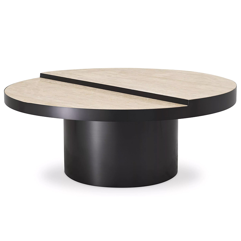 Кофейный стол Eichholtz Coffee Table Excelsior Песочный Черный Кофейный стол Eichholtz Coffee Table Excelsior Песочный Черный в Барнауле | Loft Concept