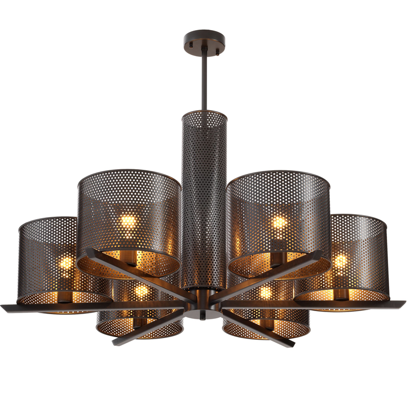 Люстра Eichholtz Chandelier Morrison Bronze Темная бронза Люстра Eichholtz Chandelier Morrison Bronze Темная бронза в Барнауле | Loft Concept