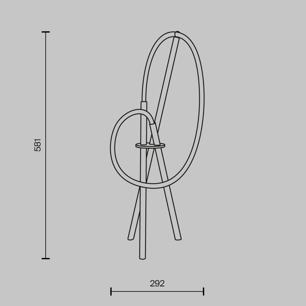 Настольный светильник Crochet Brass 3000К 15Вт в Барнауле