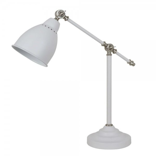 Настольная лампа Holder Table Lamp White Белый Настольная лампа Holder Table Lamp White Белый в Барнауле | Loft Concept