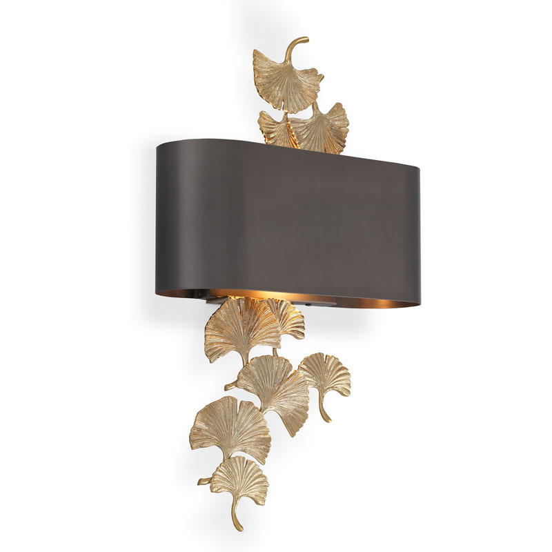 Бра Eichholtz WALL LAMP REGINA Черный Золотой Бра Eichholtz WALL LAMP REGINA Черный Золотой в Барнауле | Loft Concept