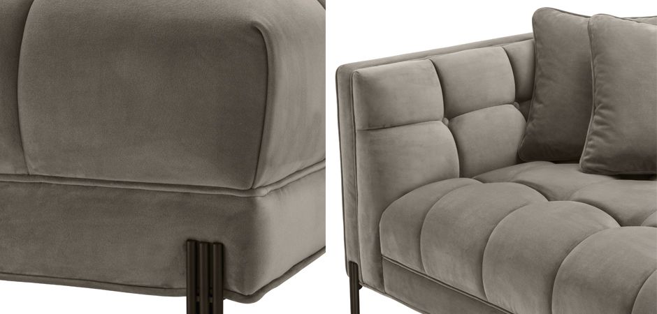 Кушетка Eichholtz Lounge Sofa Sienna Left greige Кушетка Eichholtz Lounge Sofa Sienna Left greige - Loft-Concept в Барнауле