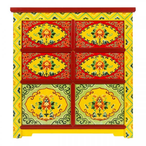 Комод в китайском стиле Chinese Multicolor Мульти Комод в китайском стиле Chinese Multicolor Мульти в Барнауле | Loft Concept