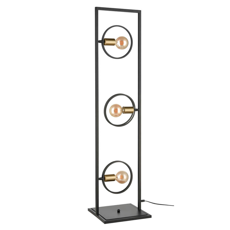 Торшер Loft Rings Light Черный Золотой Торшер Loft Rings Light Черный Золотой в Барнауле | Loft Concept