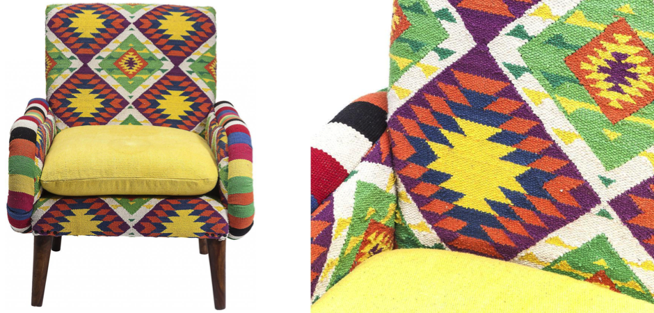 Кресло Ethnotica Kelim Chair Кресло Ethnotica Kelim Chair - Loft-Concept в Барнауле