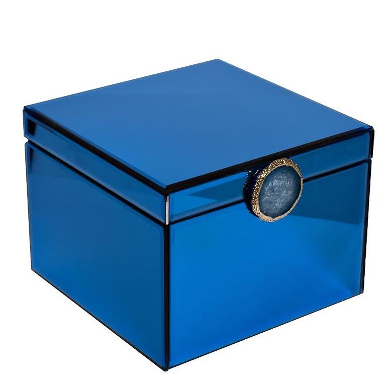 Шкатулка Blue Surprise Cube Синий Шкатулка Blue Surprise Cube Синий в Барнауле | Loft Concept