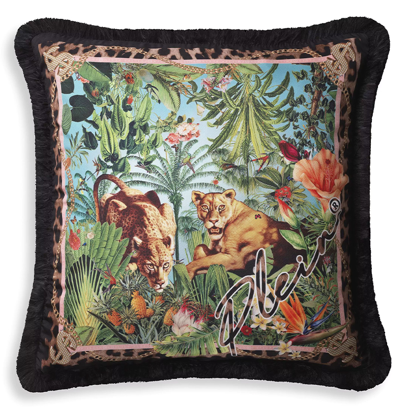 Подушка Philipp Plein Cushion Silk Exotic 50 x 50 Мульти Подушка Philipp Plein Cushion Silk Exotic 50 x 50 Мульти в Барнауле | Loft Concept