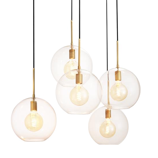 Люстра Chandelier Tango 5 light Латунь Античная полированная Темная бронза Прозрачное Стекло Люстра Chandelier Tango 5 light Латунь Античная полированная Темная бронза Прозрачное Стекло в Барнауле | Loft Concept