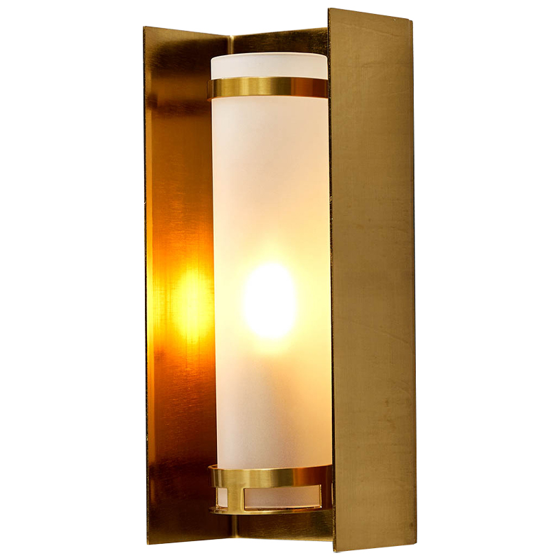 Бра Regin Wall Lamp Матовое Стекло Золотой Белое матовое стекло Бра Regin Wall Lamp Матовое Стекло Золотой Белое матовое стекло в Барнауле | Loft Concept