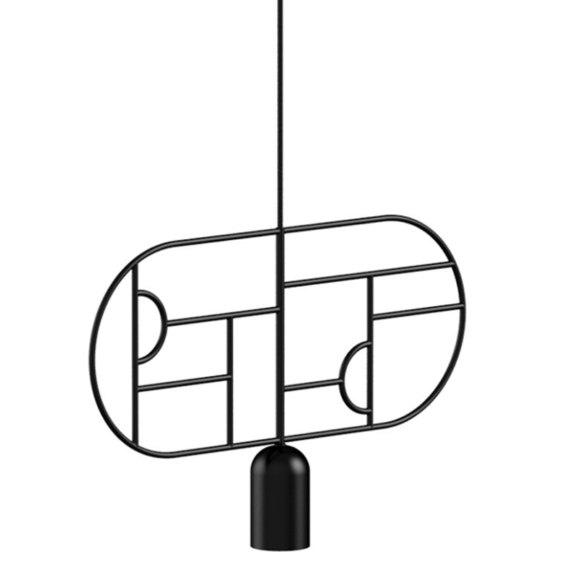 Подвесной Светильник Lines & Dots Home Adventures LD03 Черный матовый в Барнауле | Loft Concept 