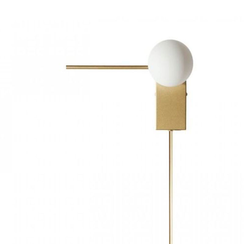 Бра Direct Rays Gold 85 см Белый Золотой Бра Direct Rays Gold 85 см Белый Золотой в Барнауле | Loft Concept
