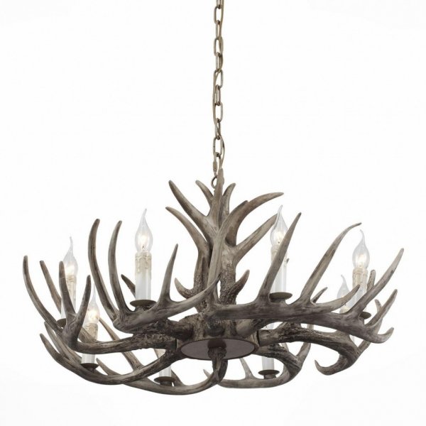 Люстра Hornland Chandelier 8 Grey Серый Люстра Hornland Chandelier 8 Grey Серый в Барнауле | Loft Concept