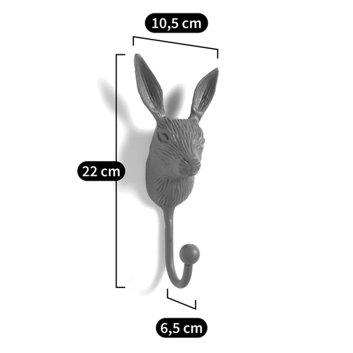 Настенный крючок в виде зайца Hare Wall Hook Pink Настенный крючок в виде зайца Hare Wall Hook Pink в Барнауле