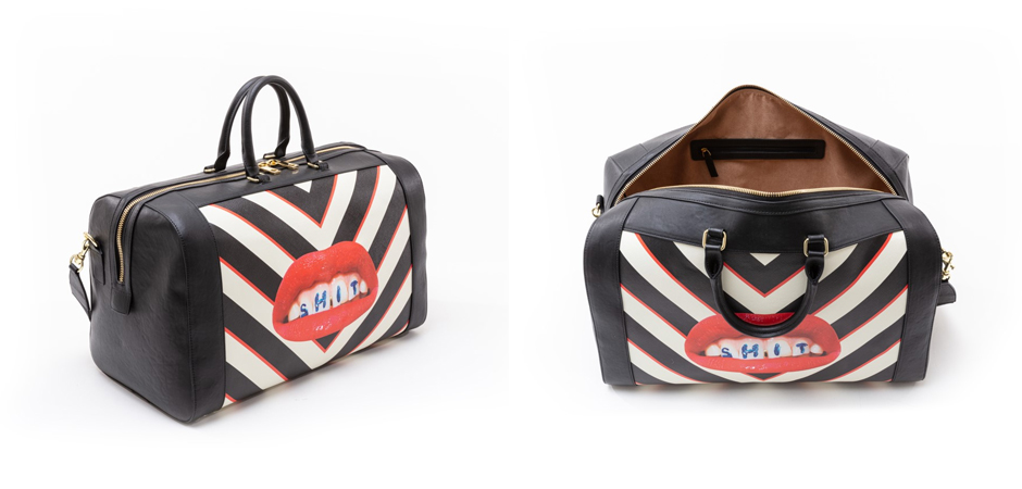 Сумка-дафл Seletti Regimental Shit - фото №1